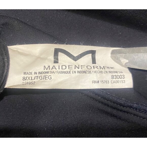 Maidenform Black One-Piece Shapewear‎ Body Suit - Picture 2 of 12
